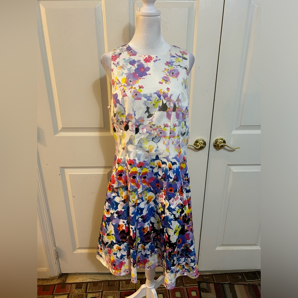 Maggy London floral sundress, size 14